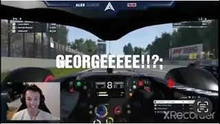 F1 Alex Albon & George Russell Funny Twitch Stream Moment GEORGEEEEE!