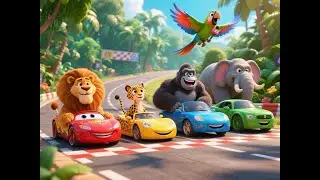 JUNGLE ANIMAL CAR RACE