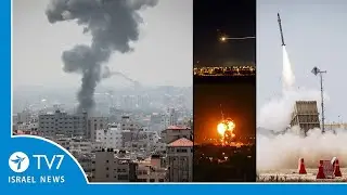 PIJ fires hundreds of rockets toward Israel; IDF prepares for multi-front war TV7 Israel News 10.05