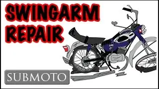Fixing Swingarm axle and painting pipe