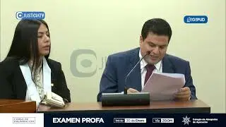 Testimonio de Diego Bazán en el juicio oral contra Pedro Castillo y otros acusados
