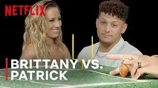 Patrick Mahomes vs. Brittany Mahomes | ﻿Flick Football | Quarterback | ﻿Netflix