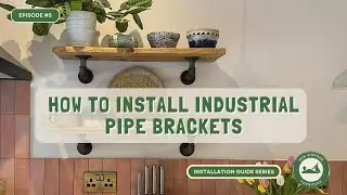 How to Install Pipe Bracket Shelves | Ben Simpson Furniture | Installation Guide