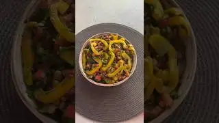 Салат с чечевицей