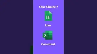 Excel vs Google Sheets