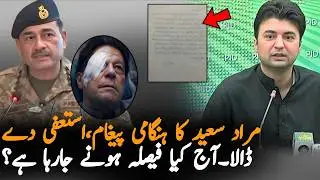 Murad Saeed Resigns From Senate Seat in Major Decision to Support Imran Khan