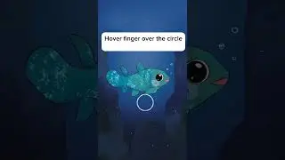 Thank you for giving the coelacanth a circle to rest on 🌸🐟 #coelacanth #animation