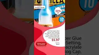 Gorilla Super Glue Liquid, Fast-Setting, Versatile Cyanoacrylate Glue, Anti-Clog Cap, Flow Control F