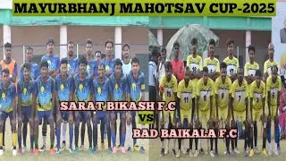 Sarat Bikash f.c vs Bad Baikala f.c //At-Baripada Stadium Football Tournament 