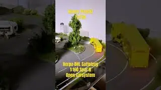 Open Carsystem Herpa DHL Sattelzug in Spur N 1:160