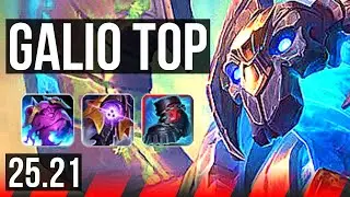 GALIO vs WARWICK (TOP) | 6/4/20 | EUW Master | 25.21