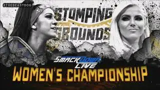 WWE Stomping Grounds 2019 Bayley vs Alexa Bliss Official Match Card