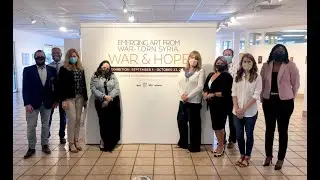 Syrian Artists - WLRN AD for War and Hope Exhibit