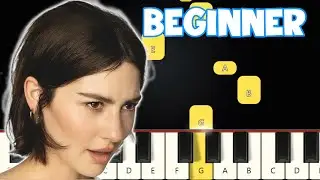 Mess It Up - Gracie Abrams | Beginner Piano Tutorial | Easy Piano