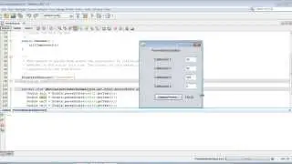 Promediadora de Forma Gráfica en Netbeans  " Promediadora Estática"