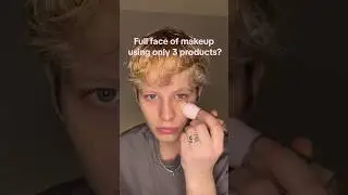 Full face of makeup using only 3 products. Maybelline 4-in-1 Glow 😍 #makeup #tutorial
