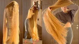 RealRapunzels | Silky, Soft Floor Length Hair Workout (part 2) (preview)