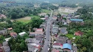 The beauty of the beautiful Alawwa town from a bird's eye view.