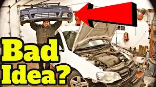 I Bought A Front Bumper Off Ebay For The Volkswagen City Golf And Its Cracked!