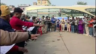 #Siwan राष्ट्रीय सड़क सुरक्षा जनवरी माह अभियान को लेकर ड्राइवरों को दिलाई गई सड़क सुरक्षा की शपथ