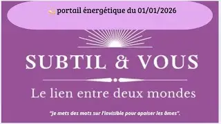 Portail &eacute;nerg&eacute;tique du 01/01/2026 . #portailenergetique #annee1 #triple1 #gratitude #manifestation