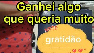Nem acredito que ganhei esse presente 🎁 mais uma conquista.