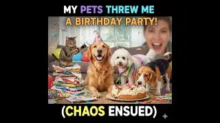 My Pets Threw Me a Birthday Party! (Chaos Ensued)