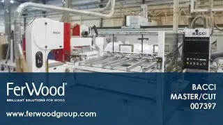Centro di lavoro a ventose in azione - BACCI MASTER/CUT - Ferwoodgroup - 007379