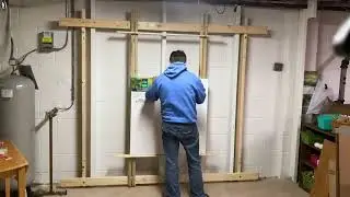 DIY Making a large wall easel