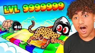 Running 8,216,493 MPH in Roblox Animal Race!