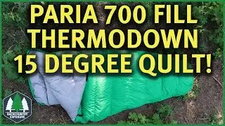 Thermodown 15 Degree Quilt (Full Review) | Paria Outdoor Products