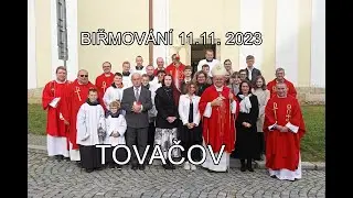 Biřmování celebruje Josef Nuzík v kostele sv. Václava v Tovačově