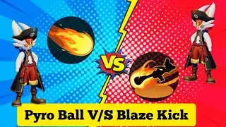 Cinderace Pyro Ball V/S Blaze Kick 🔥