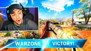 My FIRST WIN on Warzone Pacific..😯 (NEW Caldera Map)