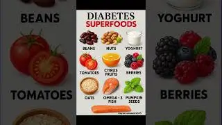 Top 9 Diabetes Superfoods 🥗 | Best Foods to Control Blood Sugar Naturally