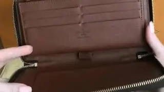 Authentic Louis Vuitton Zippy organizer