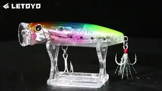 Попер LETOYO Live Fish  70мм/ 91мм