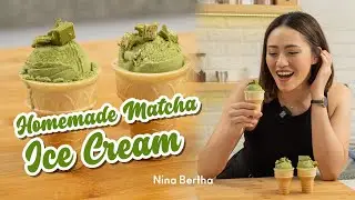 Мороженое с матча от шеф-повара Нины Берты | Рецепт мороженого с зелёным чаем