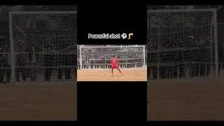 powerful penalty Kick 🦵⚽ #football #penaltykick #viral