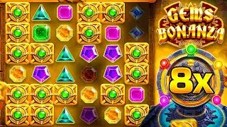WE GOT TO THE 8X STAGE AGAIN ON GEMS BONANZA!! (Bonus Buys)