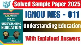 IGNOU MES 011 Question Answers For Dec 2025 || IGNOU MES 11 Previous Year Question Paper || IGNOU