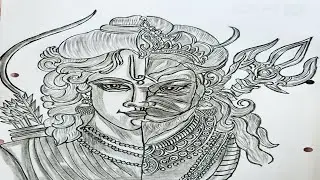 Dussehra Drawing Ram And Ravan || Dussehra Drawing || 