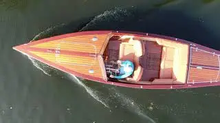 The Skycam Ashbourne - Fine Wooden Boats - The Super Slipper Launch