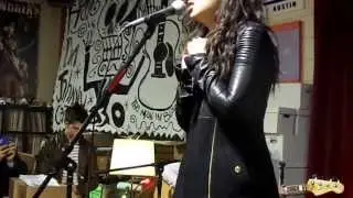 Charli XCX - Black Roses (Acoustic @ Cactus Records Store in Houston,Tx )