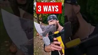 3 WAYS to Throw Axe or Tomahawk #shorts #tips #tutorial