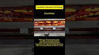How Vacuum Forming Turns Flat Sheet Into 3D Products #custom #plastic #vacuumforming #thermoforming