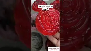 #soap 🥀🧼🥀 #soapmaking #handmadesoap #trending #art #asmr #new #news #health #skincare #nature #rose