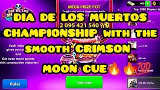 DIA DE LOS MUERTOS CHAMPIONSHIP with the smooth CRIMSON MOON CUE🔥🔥💯