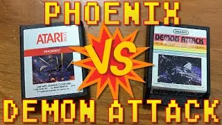 Какой шутер для Atari 2600 лучше? Phoenix против Demon Attack?