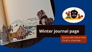 Journal with Esther | Make a winter themed page